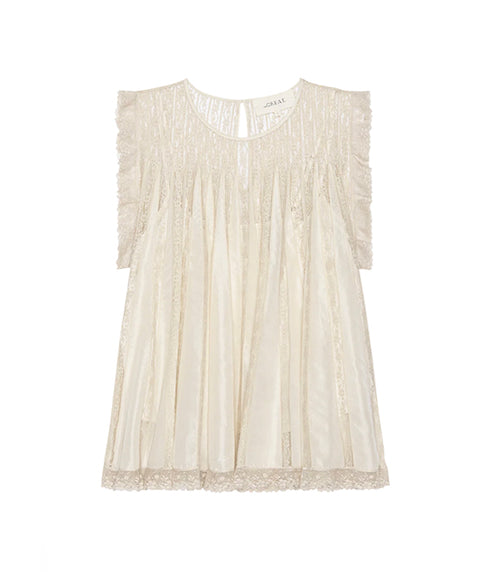 The Keepsake Lace Shell Top - Cream